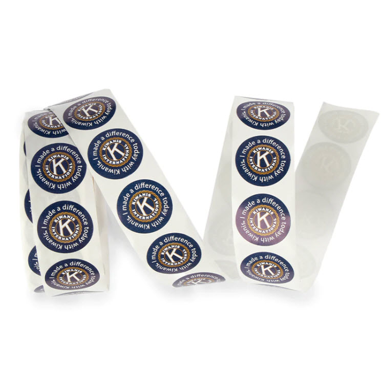 Kiwanis "I Made a Difference" Stickers Pack of 100 Kiwanis Family